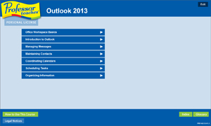 Learn all of the features of Outlook in this comprehensive, interactive learning tutorial.