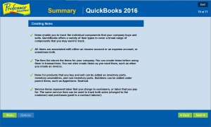 Professor Teaches QuickBooks 2016 will teach you how to set up lists, create items, enter transactions, work with reports, and more.