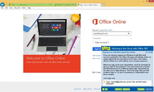 Learn how to sign in to Office in the cloud and work with Word online.