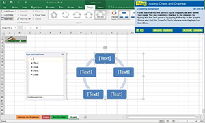 Find out how to enhance spreadsheets using charts and graphics with Excel 2016 training
