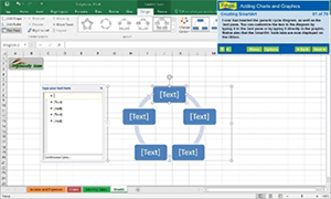 Find out how to enhance spreadsheets using charts and graphics with Excel 2016 training.