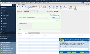 Learn how to enter transactions for outgoing funds with Professor Teaches QuickBooks 2015.